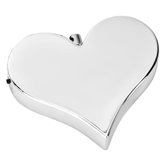 130DB Hartvorm Persoonlijk Veiligheidsalarm Sleutelhanger (Zilver) zilver
