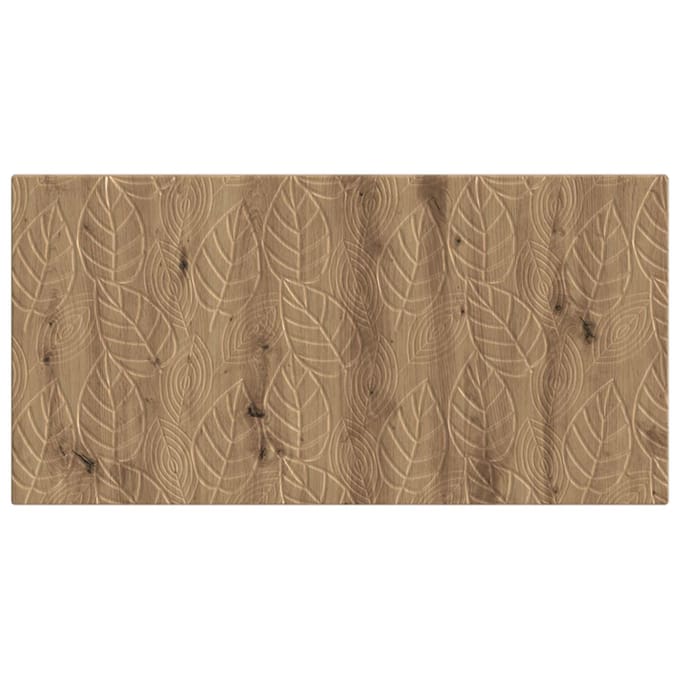 vidaXL - Wandgemonteerd - Hoofdbord - DELFT - Artisanaal - eiken - Bewerkt - hout