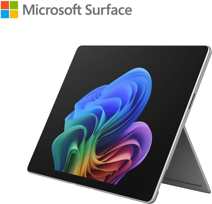 Microsoft Surface Pro - 13 inch - LCD - Snapdragon® X2 Plus (10 Core) - 16 GB RAM - 256 GB SSD - Platinum - 12e Editie