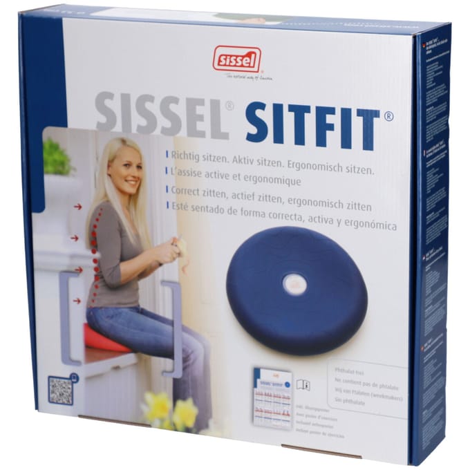 Sissel Sitfit 33 cm - Blauw | Wiebelkussen | Comfortabel | Ergonomisch