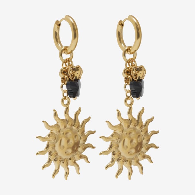 Essenza Sun Earrings Gold