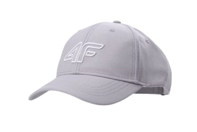 Unisex Verstelbare 4F Cap Grijs - S/M, Polyester Baseballpet voor Dames & Heren