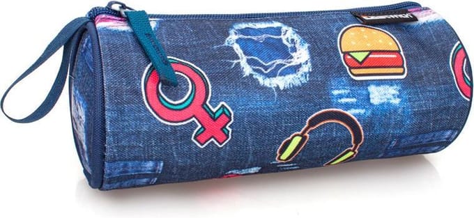 Eastwick - Etui Rond - Denim Patch - 21 cm