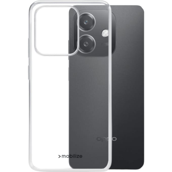 Mobilize OPPO A40(M)/A60 Siliconen (TPU) Hoesje Transparant