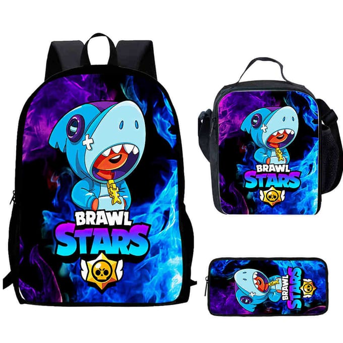 Brawl Stars Schooltas Hoge Definitie Print Multi-Functioneel Lichtgewicht Rugzak