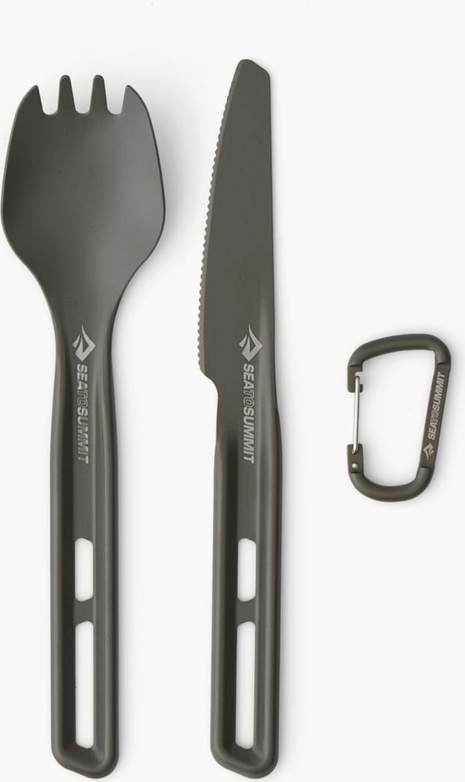 Sea to Summit | Frontier Ultralight Cutlery Set | Spork en Mes | Gray | One Size