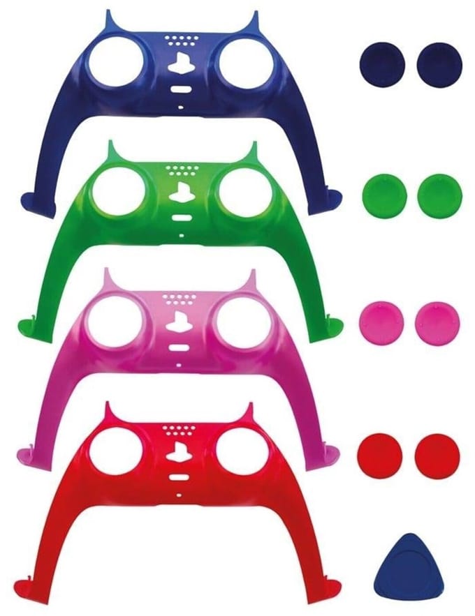 iMP TECH Controller Styling Kits - Faceplate and Thumb Grips x 4(White box) - Sony PlayStation 5