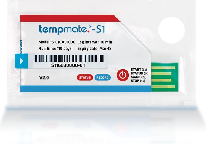 Temperatuur Datalogger - Tempmate S1