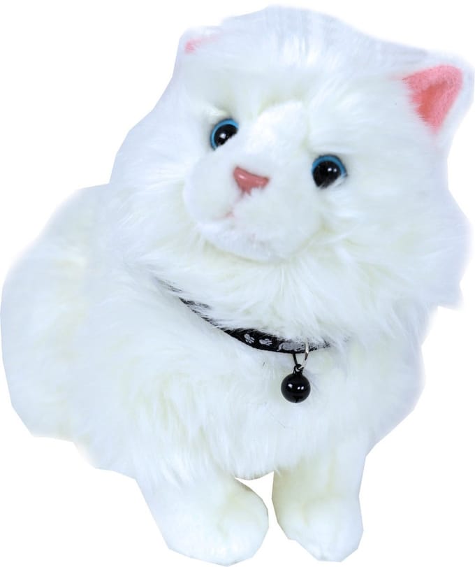Kattenhalsband nylon muis zwart reflecterend