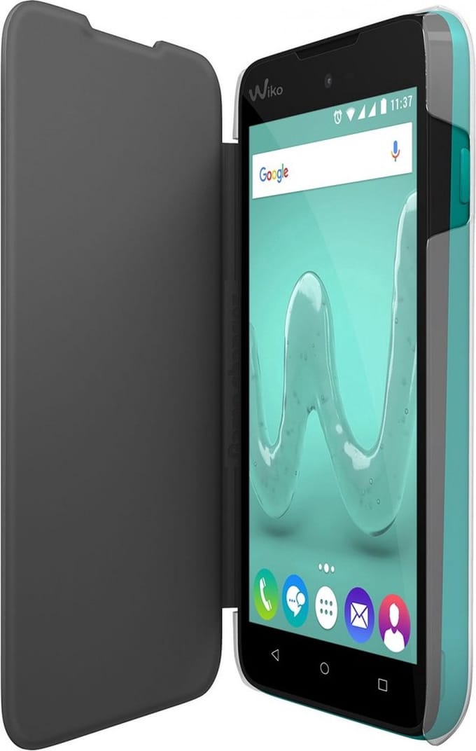 Wiko booklet tasje - zwart - voor Wiko Sunny