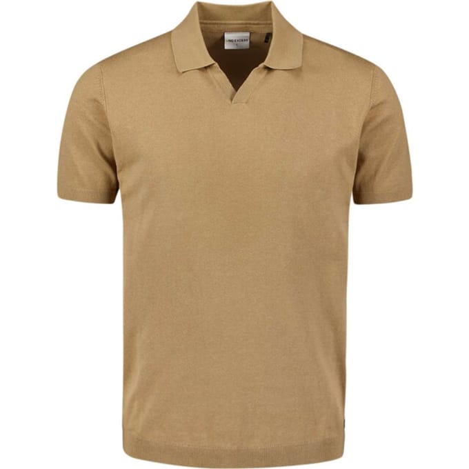 No Excess Pullover short sleeve polo v solid