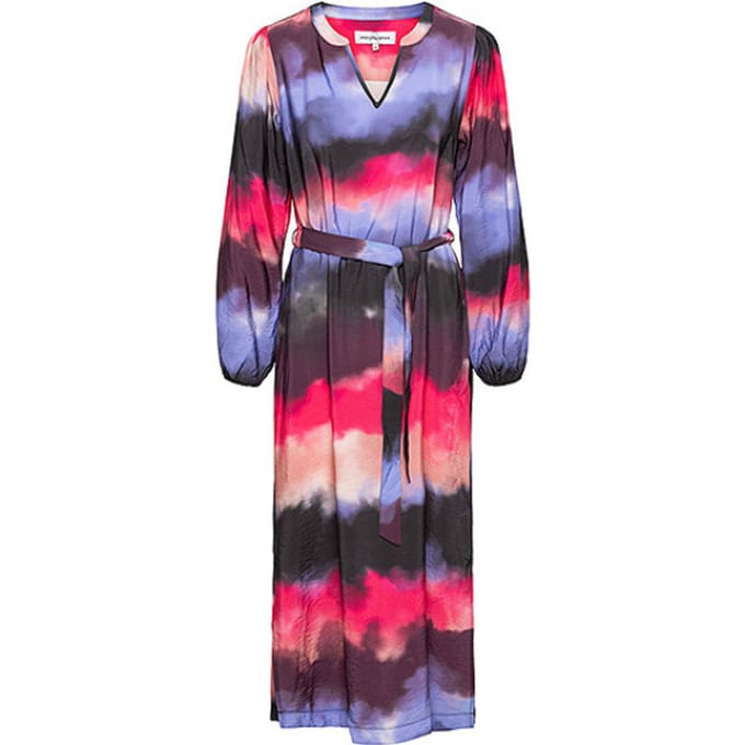 &Co Woman &co women jurk avena watercolor pink multi