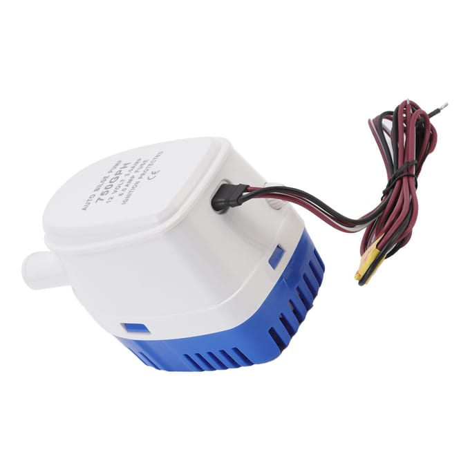 Automatische Lenspomp Slagvastheid Mini Multifunctionele DC Dompelpomp met Vlottenschakelaar 12V 3A