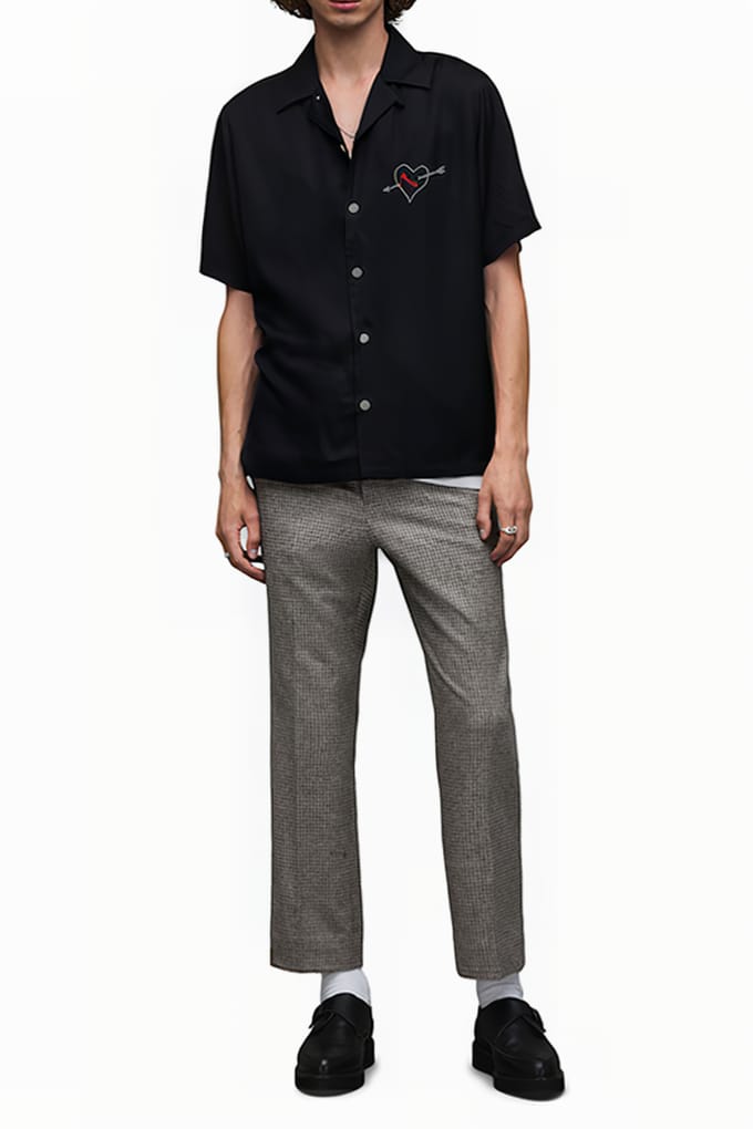 AllSaints Aneida Trouser Brown Größe: W28 | Maßgeschneiderte Hosen Outlet | Herren | Braun