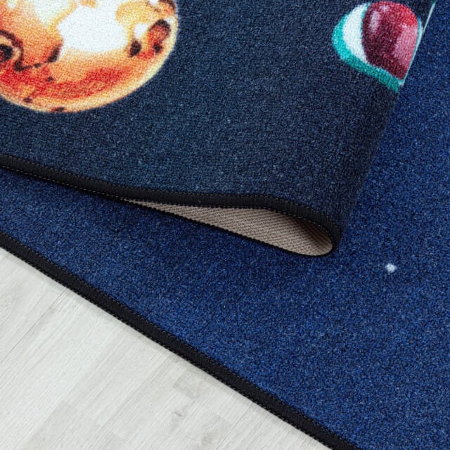 Muratap Play vloerkleed kinderkamer space numbers laagpolig 100x150 cm