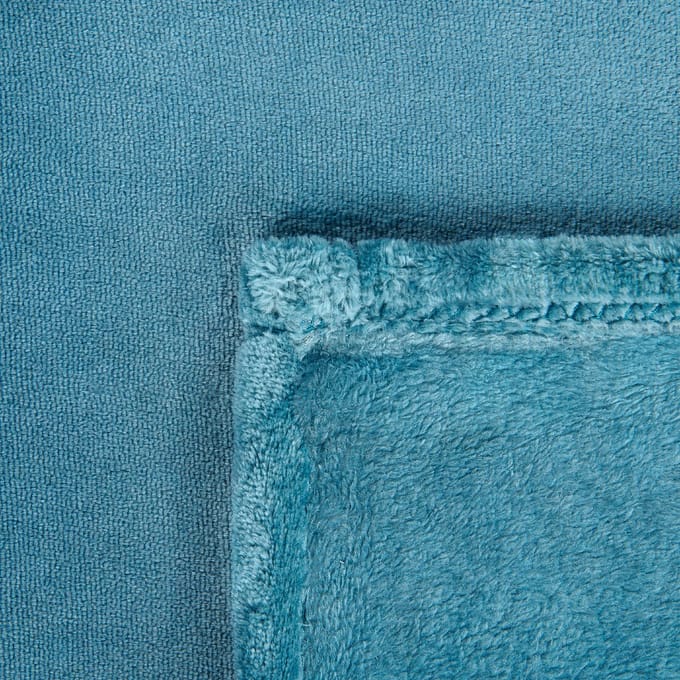 BAYBURT - Deken - Blauw - 150 x 200 cm - Polyester