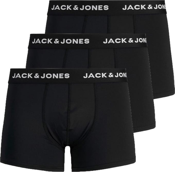 Jack & Jones Korte short - 3 Pack Noir - 12190659 - M