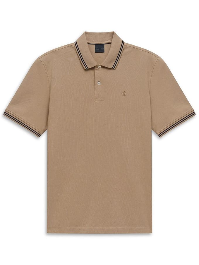 Bugatti Herren Polo Modern Fit van puur katoen