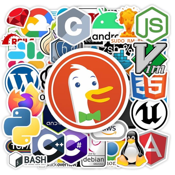 Programmeren IT Ontwikkelaars Stickers Github Go JAVA JS PHP OpenAi Doe-het-zelf Speelgoed Cadeau Decal Graffiti Stickers voor Telefoon Laptop Waterdicht red