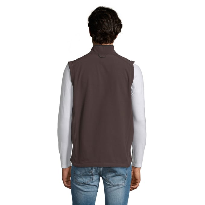 SOLS Heren Rallye Softshell Mouwloos Gilet (Donkere chocolade)