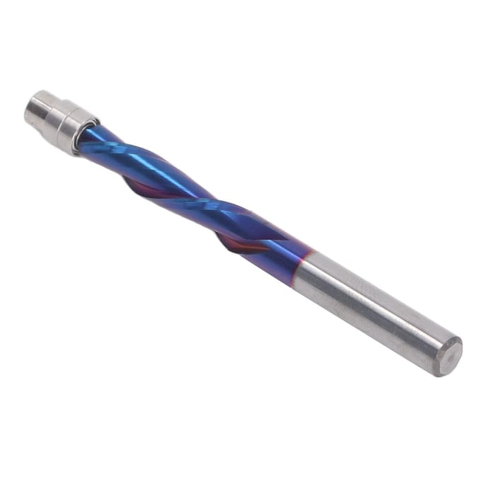 Flush Trim Bit Bovenfrees CNC Spiraalfrees Router 14 Schacht Massief Hardmetaal met Lager