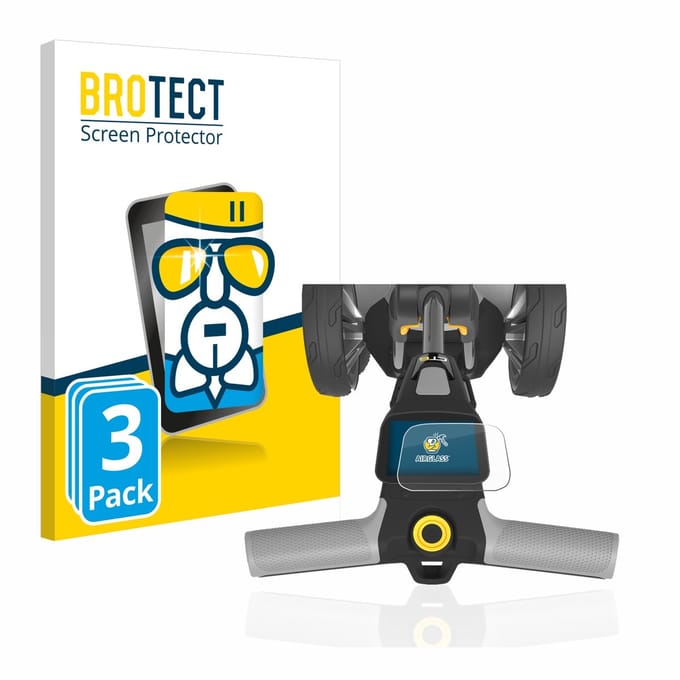 Screenprotector 3 Stuks voor PowaKaddy CT6 Beschermglas transparant