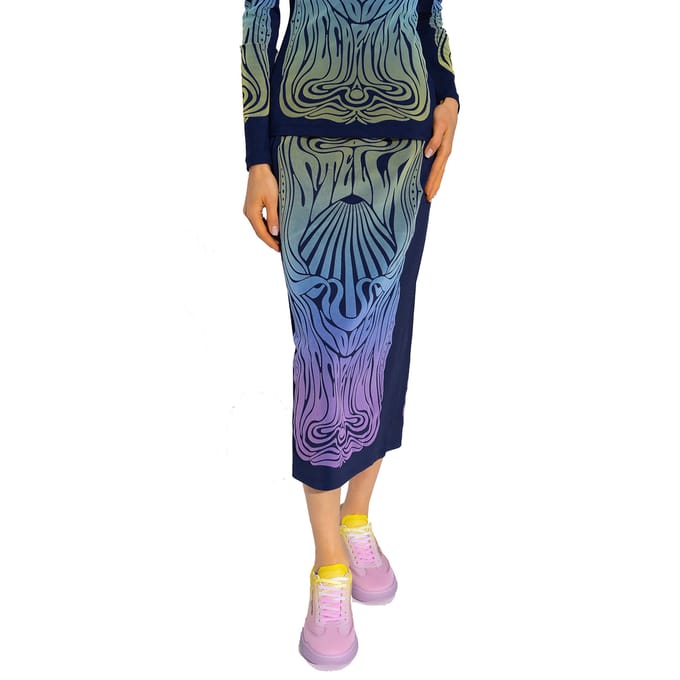 Stella Mccartney bedrukte rok