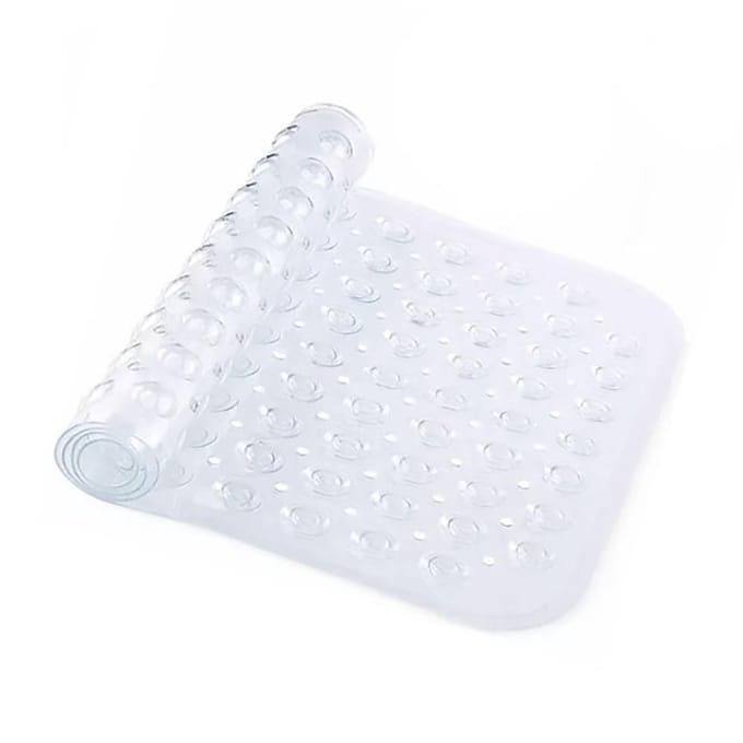 Badkuip Douchemat Antislip Veiligheid Douche Badmat Massagekussen met PVC Zuignappen white
