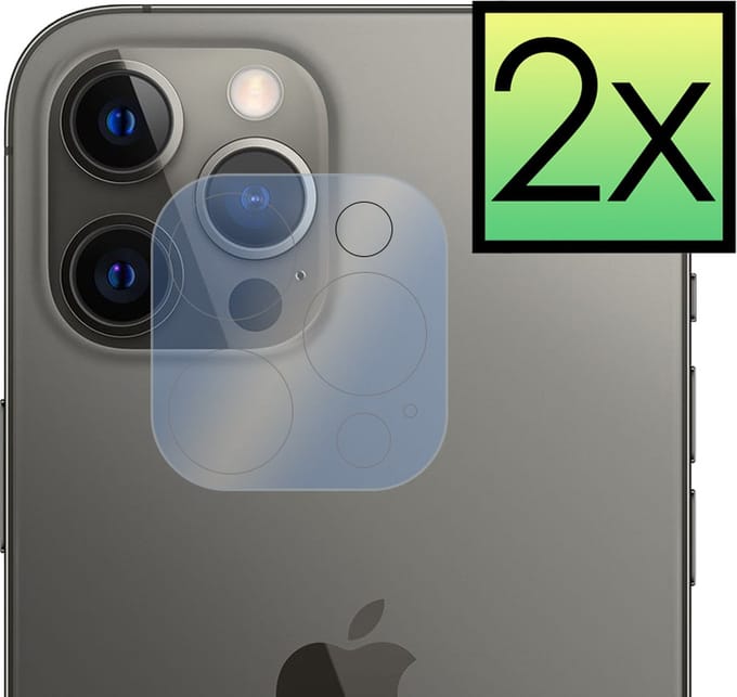 Camera Lens Protector - 2 Stuks - Geschikt voor Apple iPhone 13 Pro Max - Camera Screenprotector - Beschermglas - Gehard Glas - Tempered Glass - Screen Protector