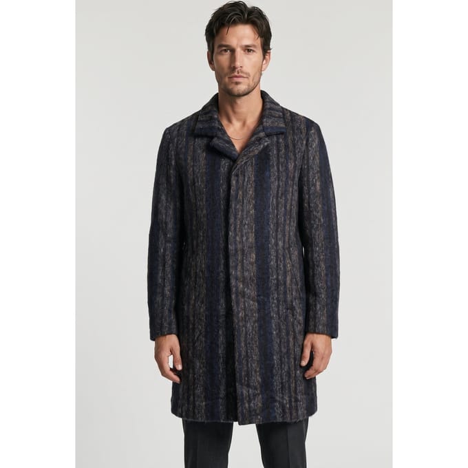 John Varvatos Hidden Cf Placket Button Navy Taglia: 50 | Giacche invernali Outlet | Uomo | Blu