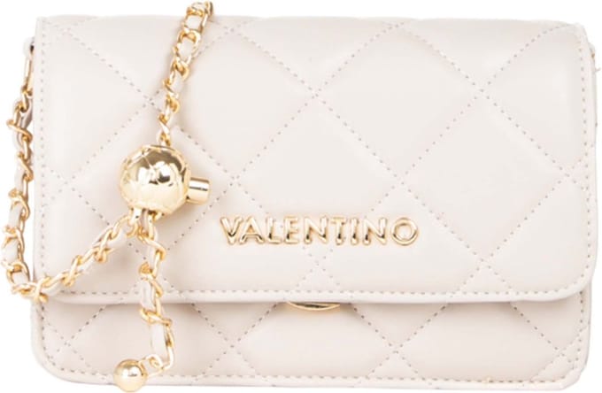 VALENTINO Schoudertas Avondtas Ocarina Flap Bag Ecru Crème
