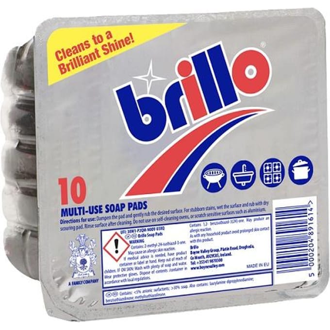 Brillo Schuurpads 10 stuks One Size