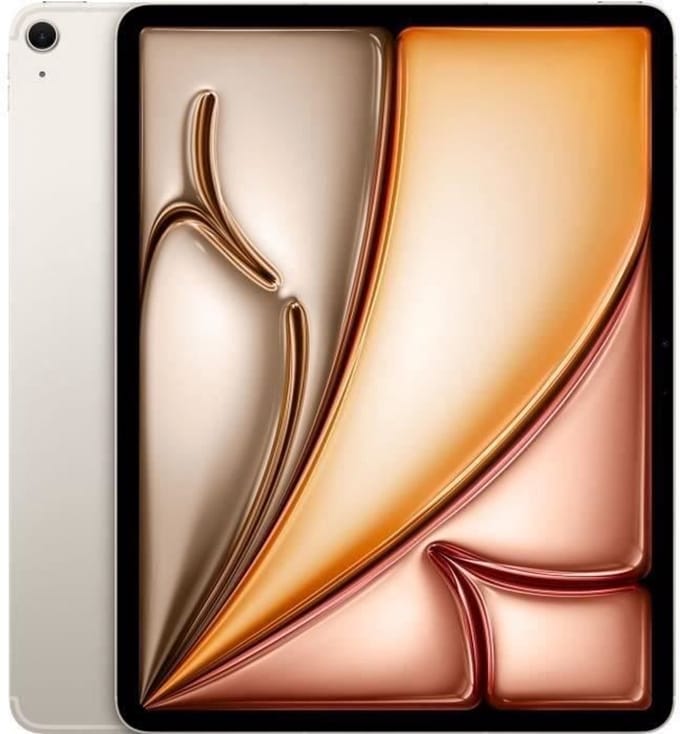 Apple iPad Air M3 (2025) - 11 inch - Wi-Fi + Cellular - 128GB - Starlight - 7e generatie