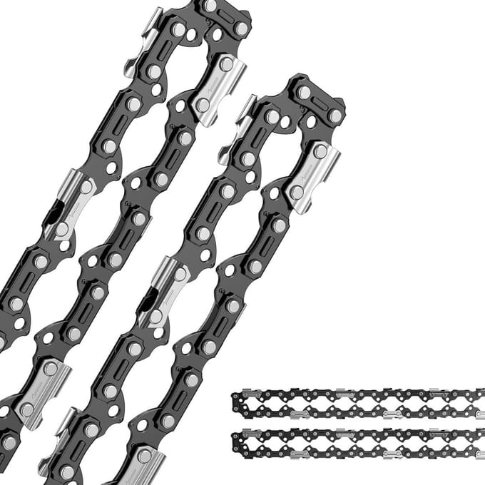 Set van 2 Zaagkettingen 30cm 12 Inch 3/8LP - 45 Schakels 1.3mm
