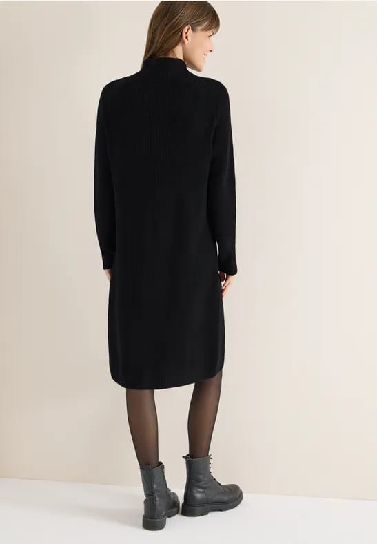 Cosy geribde jurk