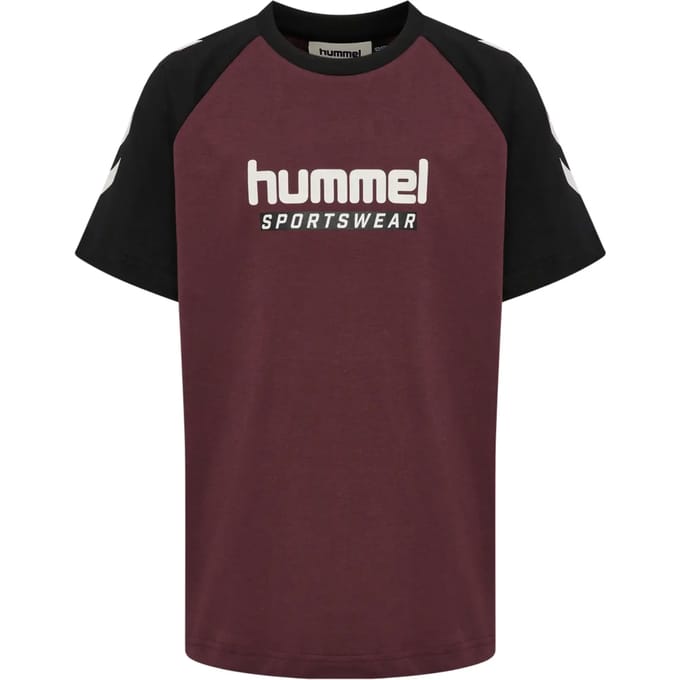 T-shirt met kinderlogo Hummel