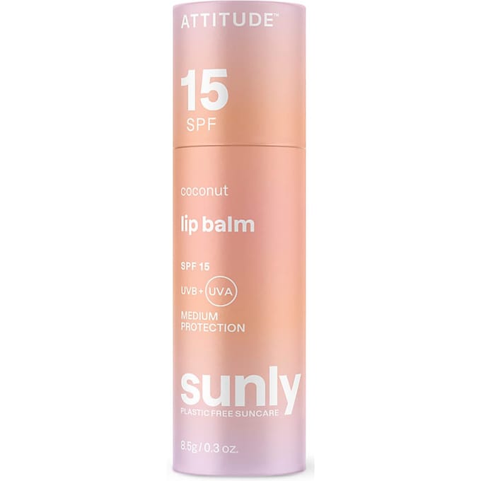 Attitude™ Sunly Lippenbalsem Kokosnoot 15 SPF 8,5 Lippenbescherming