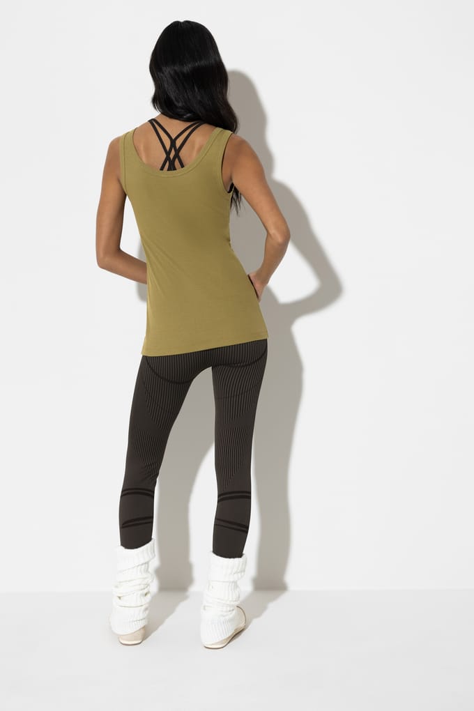 Top Serie Ribbed Golden Moss