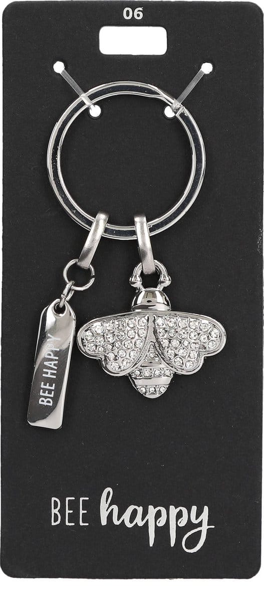 Depesche - Glamour sleutelhanger - mot. 006 - Bee happy
