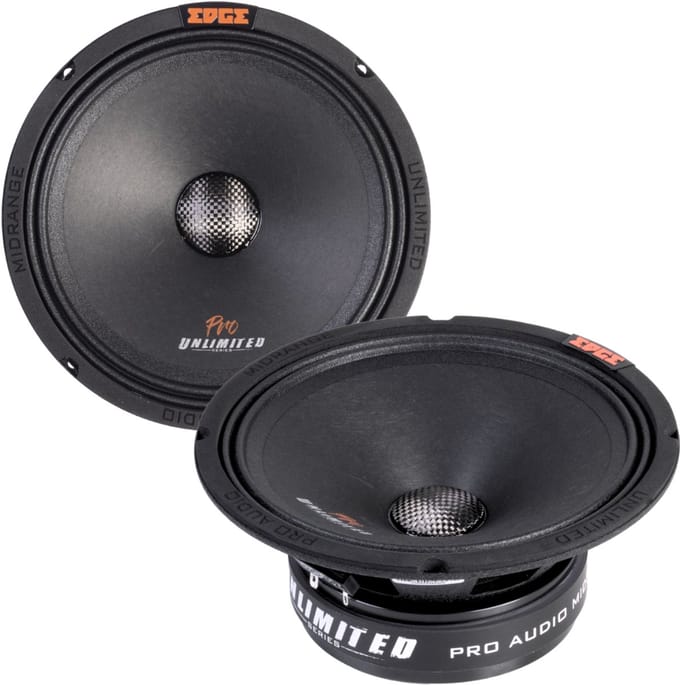 EDGE Unlimited EDUPRO8-E3 | 20cm / 8" | 2 x 450 Watt RMS @ 4Ω | Middentoners
