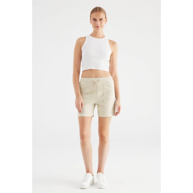 COJ Denim short Agnes - Beige