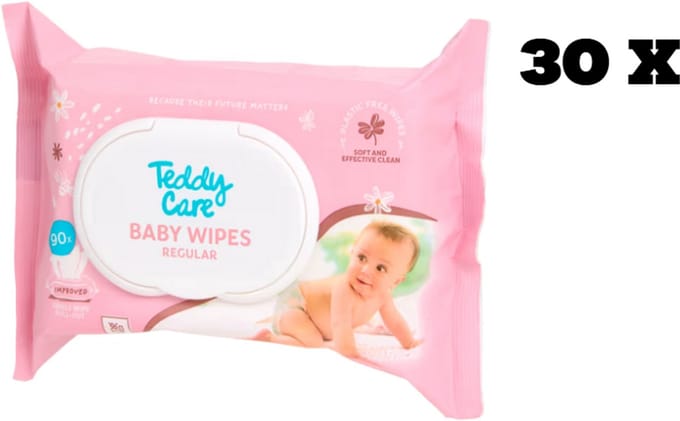 Teddy Care Babydoekjes - 30 x 90 stuks