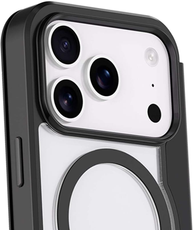 Force Case, Hoesje geschikt voor iPhone 17 Pro - MagSafe Compatibel & Anti-Shock 2m, Zwart