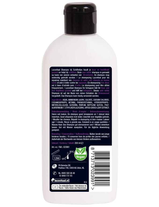 Lucovitaal Shampoo bij Schilfertjes - 200 ml