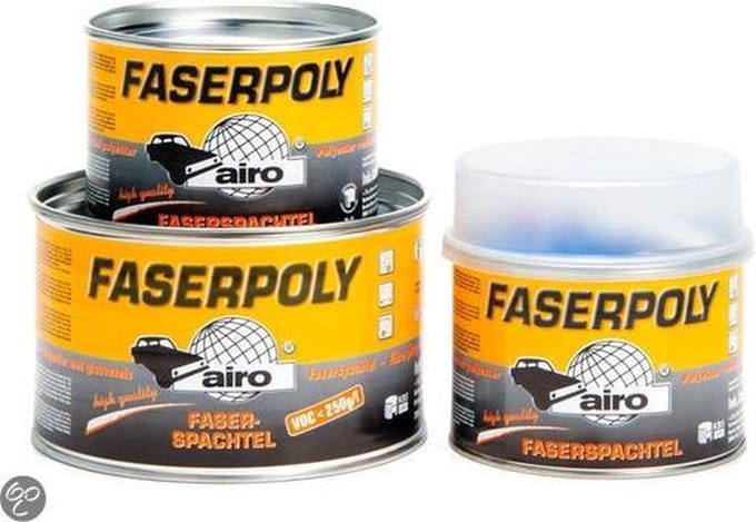 Airo Glasvezel plamuur Faserpoly 0,6 kg