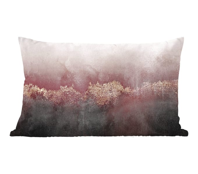 Sierkussens - Kussentjes Woonkamer - 60x40 cm - Glitter - Goud - Abstract