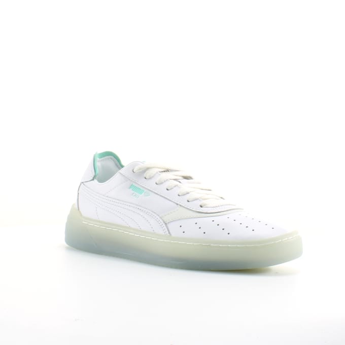 Puma Clai-O Diamond Supply Wit Leer Heren Veterschoenen 369399 01