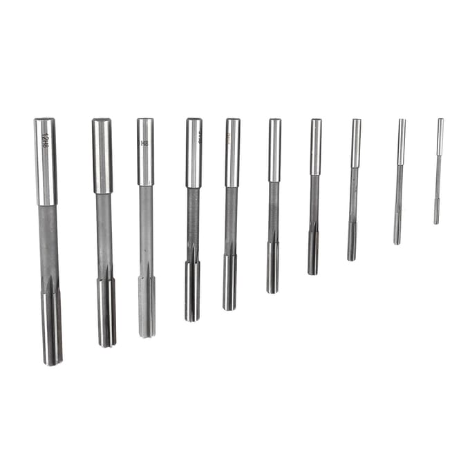 10 stuks HSS H8 Rechte Schacht Opspanmachine Ruimer 3456789101112mm