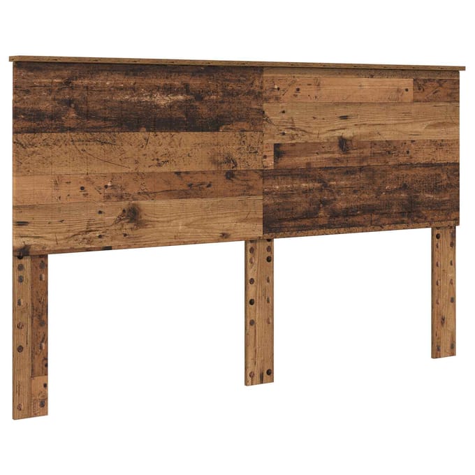 vidaXL Hoofdbord Oud Hout Bewerkt hout