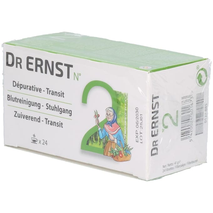 Dr Ernst Thee Nr. 2 Bloedzuiverend 24 Filterzakje